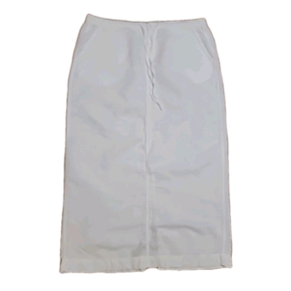 White Stag Pencil Long Skirt Linen Blend Size Large